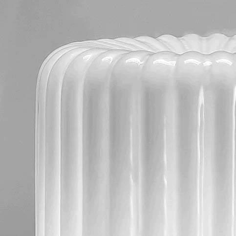 Sylcom Mask 0131-K-BL Milky White Clear Wall Lamp in Polish Chrome Metal Finish