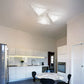 Sylcom Memmo 1171/32-B-CO Opaque Clear Ceiling lamp in White Metal Finish