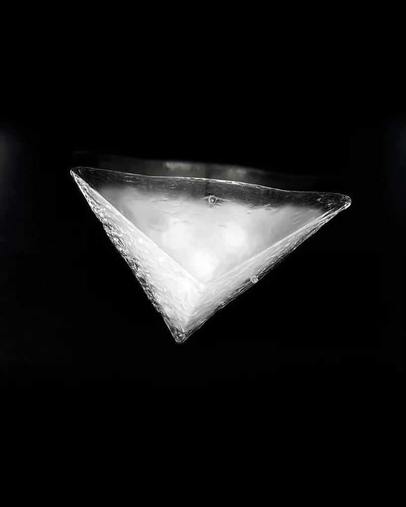 Sylcom Memmo 1171/52-D-CO Opaque Clear Ceiling lamp in Polished Gold Metal Finish