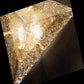 Sylcom Memmo 1172/A1-B-GR.A Amber Graniglia Ceiling lamp in White Metal Finish