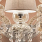 Sylcom Michiel 672/A2-K-CR Clear with lead pendants Wall Lamp in Polished Chrome Metal Finish