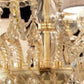 Sylcom Michiel 672/A2-K-D.A Amber Detailing Wall Lamp in Polished Chrome Metal Finish