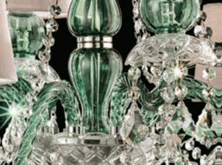 Sylcom Michiel 672/A2-K-OCE Ocean with lead pendants Wall Lamp in Polished Chrome Metal Finish
