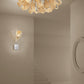 Sylcom Mocenigo 401/15-K-AMB Amber Ceiling Lamp in Polished Gold Metal Finish