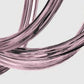Sylcom Modà 2800/12-OS-AMT Amethyst Suspension in Brushed Gold Metal Finish