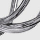Sylcom Modà 2800/6-NNS-GRY Grey Suspension in Brushed Black Nickel Metal Finish