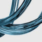 Sylcom Modà 2800/A2-NNS-DEN Blue Denim Wall Lamp in Brushed Black Nickel Metal Finish