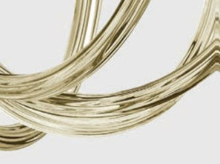 Sylcom Modà 2800/A2-OS-TOP Topaz Wall Lamp in Brushed Gold Metal Finish