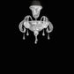 Sylcom Molin 1386/48-K-CR Clear Ceiling Lamp in Polished Chrome Metal Finish