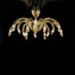 Sylcom Phoenix 2032/14-K-AS Submerged Amber Ceiling Lamp in Polished Chrome Metal Finish