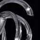 Sylcom Phoenix 2032/14-K-GRY Grey Ceiling Lamp in Polished Chrome Metal Finish