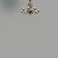 Sylcom Pisani 1430/8-K-FU Smoked Chandelier in Polished Chrome Metal Finish