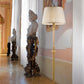Sylcom Rezzonico 1471/9-PO-FU.ORO Smoked and 24 Kt Gold Chandelier in Gold Bronzing Metal Finish