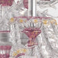 Sylcom Rezzonico 1472/12-PO-AMT.ORO Amethyst and 24Kt Gold Chandelier in Gold Bronzing Metal Finish