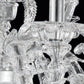 Sylcom Rezzonico 1473-PO-CR Clear Suspension in Gold Bronzing Metal Finish