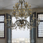 Sylcom Rezzonico 1474/A1-PO-CR.ORO Clear and 24 Kt Gold Wall Lamp in Gold Bronzing Metal Finish