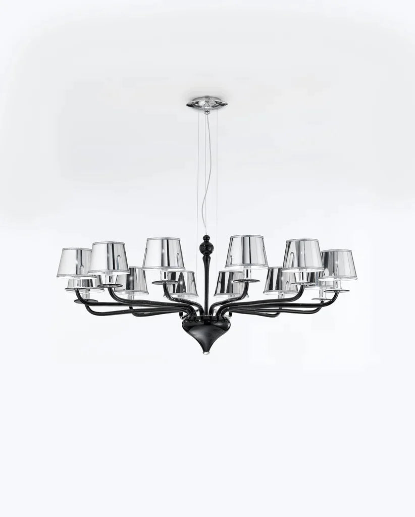 Sylcom Sahara 2010/12-K-FU Smoked Suspension in Polished Chrome Metal Finish