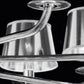 Sylcom Sahara 2010/9-K-CR Clear Suspension in Polished Chrome Metal Finish