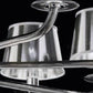 Sylcom Sahara 2010/9-K-GRY Gray Suspension in Polished Chrome Metal Finish