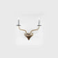 Sylcom Sahara 2010/A2-K-FU Smoked Wall Lamp in Polished Chrome Metal Finish