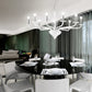 Sylcom Sahara 2011/9-K-BL Milk White Suspension in Polished Chrome Metal Finish