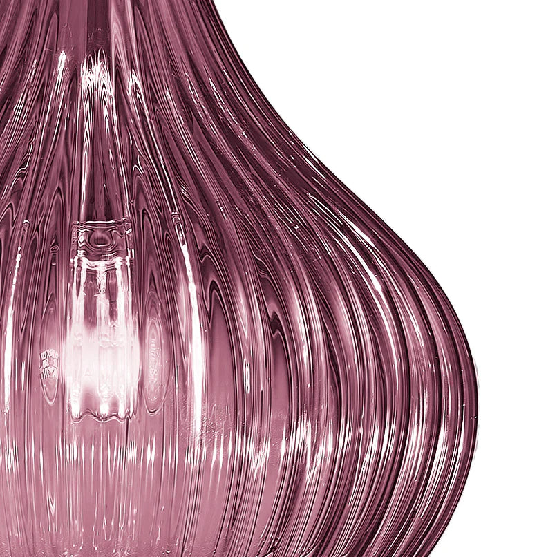 Sylcom Sphera 0240-K-AMT Amethyst Wall Lamp in Polish Chrome Metal Finish