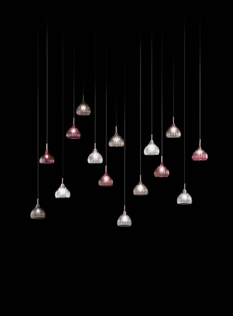 Sylcom Sphera 0243-K-FU Smoked Wall Lamp in Polish Chrome Metal Finish