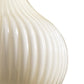 Sylcom Sphera 0244-K-BL Milk White Ivory Wall Lamp in Polish Chrome Metal Finish