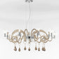 Sylcom Street 2001/9-D-FU Smoked Suspension in Polished Gold Metal Finish