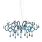 Sylcom Street 2001/9-K-DEN Blue Denim Suspension in Polished Chrome Metal Finish