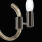 Sylcom Street 2002/3-NNS-FU Smoked Suspension in Brushed Black Nickel Metal Finish