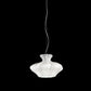 Sylcom Sweet 0140-K-BL Milk White Clear Wall Lamp in Polish Chrome Metal Finish