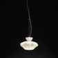 Sylcom Sweet 0140-K-BLAV Milky White Ivory Wall Lamp in Polish Chrome Metal Finish