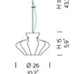 Sylcom Sweet 0140-K-OCE Ocean Wall Lamp in Polish Chrome Metal Finish