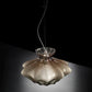 Sylcom Sweet 0141-K-FU Smoked Wall Lamp in Polish Chrome Metal Finish