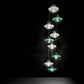 Sylcom Sweet 0142-K-OCE Ocean Wall Lamp in Polish Chrome Metal Finish