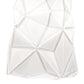 Sylcom Sweet 0194-K-BL Milk White Clear Wall Lamp in Polish Chrome Metal Finish