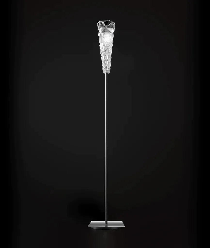 Sylcom Sweet 0195-K-CR Clear Wall Lamp in Polish Chrome Metal Finish