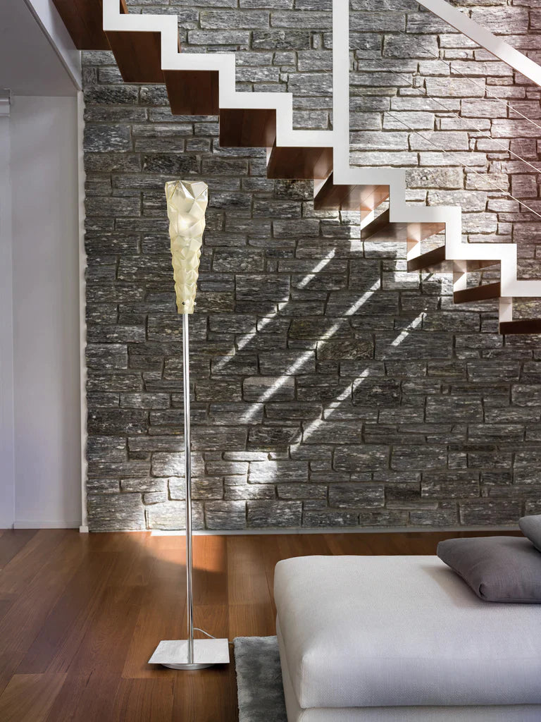 Sylcom Sweet 0195-K-TOP Topaz Wall Lamp in Polish Chrome Metal Finish