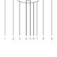 Sylcom Sweet KIT 0142-K Multiple Arrangement Ceiling Rose