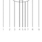 Sylcom Sweet KIT 0192-K Multiple Arrangement Ceiling Rose