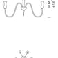 Sylcom Teodato 1020/10-K-CR Clear Chandelier in Polished Chrome Metal Finish