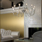 Sylcom Teodato 1020/12-K-CR Clear Chandelier in Polished Chrome Metal Finish