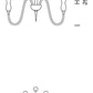 Sylcom Teodato 1020/8-D-CR Clear Chandelier in Polished Gold Metal Finish