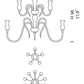 Sylcom Teodato 1022/10+5-D-CR Clear Chandelier in Polished Gold Metal Finish