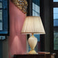 Sylcom Teodora 1462/35-D-BLAV Milk White Ivory Lamp Shade in Polished Gold Metal Finish