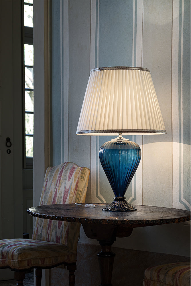 Sylcom Teodora TOP 1462/52-ARG Ivory and Silver Trim Lamp Shade