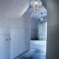 Sylcom Tiepolo 1436-INOX-CR Clear Suspension in Rough Steel Metal Finish