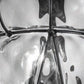 Sylcom Tiepolo 1437-INOX-CR Clear Wall lamp in Rough Steel Metal Finish