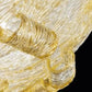 Sylcom Tribuno 471/A5-B-ORO 24 Kt Gold Wall Lamp in White Metal Finish